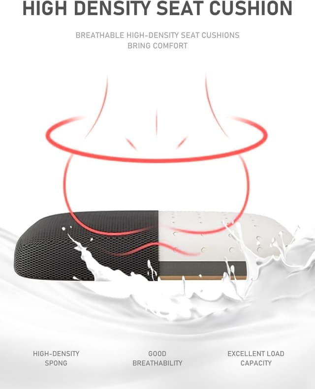 Thumbnail 5 de Milacyee Silla de Oficina Ergonómica 🪑 Reposabrazos y Apoyo Lumbar