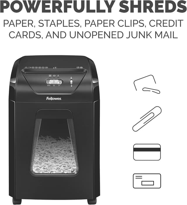 Thumbnail 4 de Fellowes 14C10 14-Sheet Cross-Cut Shredder