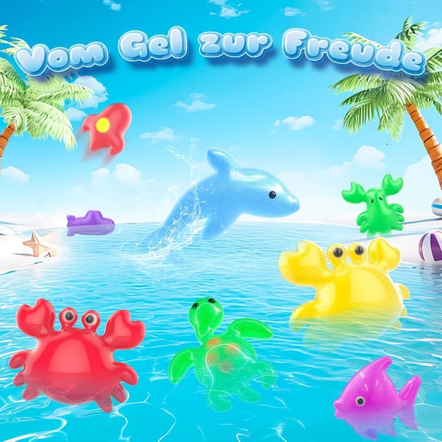 Detalle 2 de Hot Bee Aqua Gelz Set - Kreatives DIY Spielzeug 4+