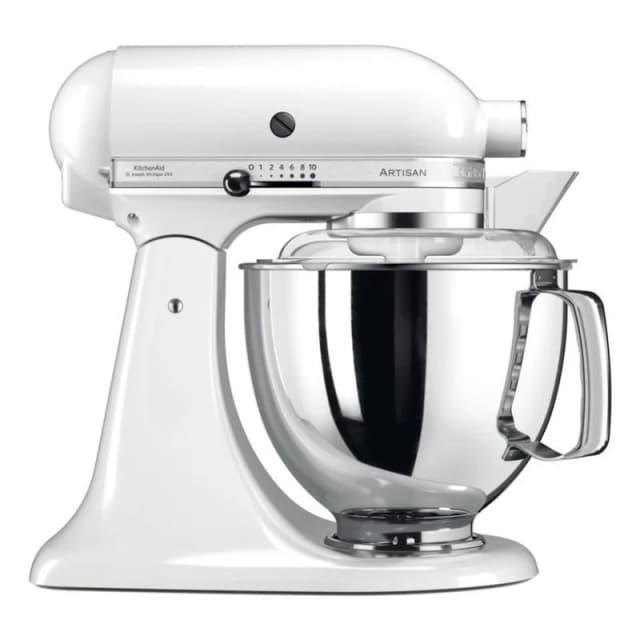 Detalle de KitchenAid Artisan Batidora planetaria blanco 4,8 L, 10 velocidades y 300 W