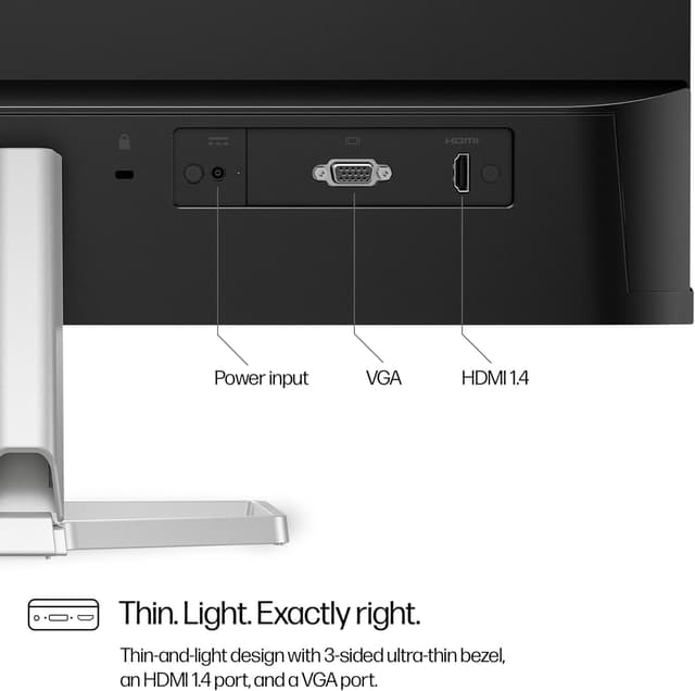 Detalle 2 de HP Series 5 23.8" FHD Height Adjust Monitor (524sh) with 100Hz Refresh Rate