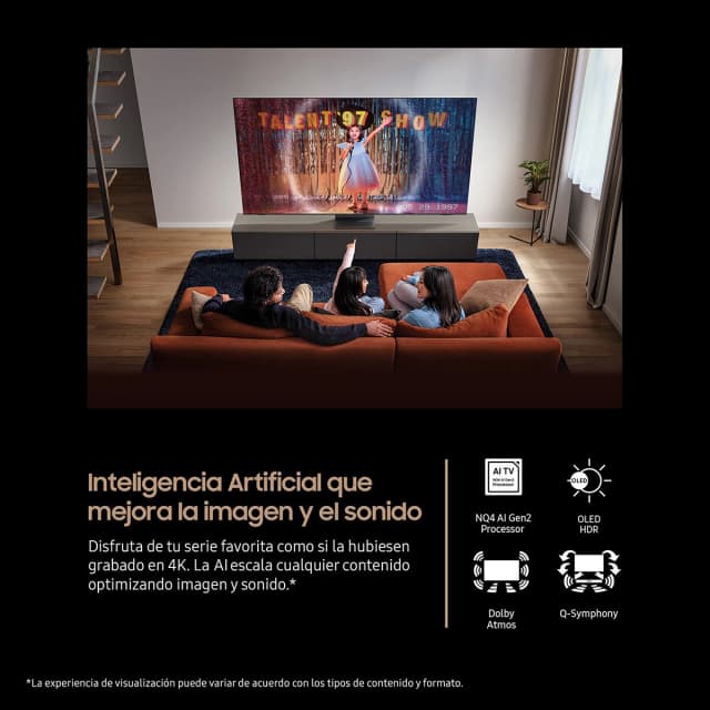 Detalle de Samsung TQ55S85FAUXXC OLED 55 pulgadas 4K