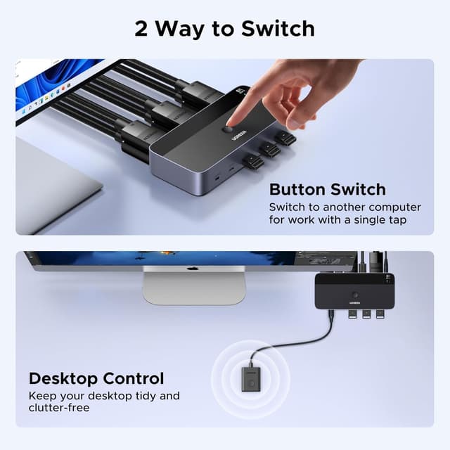 Thumbnail 6 de UGREEN 8K@60Hz Displayport KVM Switch