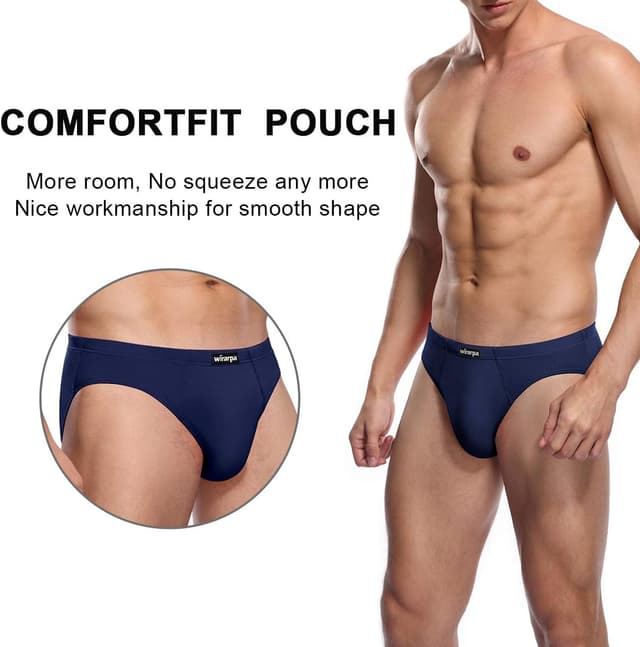 Detalle 2 de wirarpa Herren-Slip aus Microfaser mit Stretch, Größen S–XXXL (Beutel/Double-Layer-Pouch)