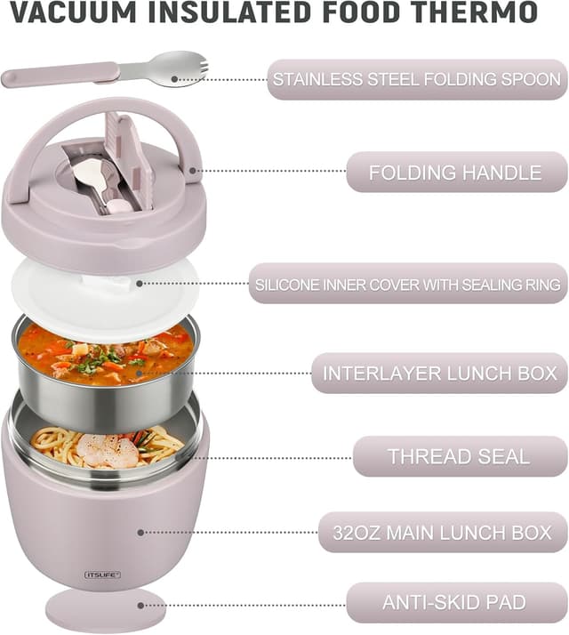 Thumbnail 1 de Itslife Thermobehälter 970 ml für Essen