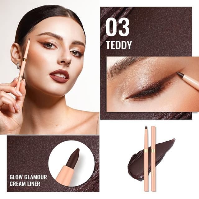 Detalle 2 de OULAC Teddy 03 Brauner Eyeliner Stift