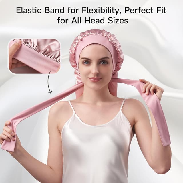 Thumbnail 6 de Umisleep 22 Momme Silk Sleep Bonnet 100% 🌙