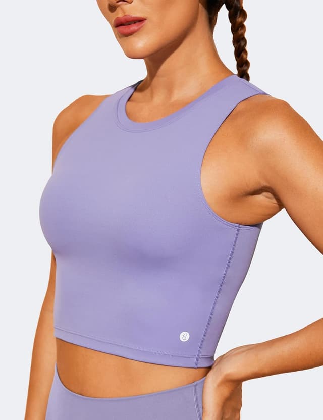 Detalle 2 de BAYDI Nudi Sport BH Damen ohne Bügel: Crop-Top mit abnehmbaren Pads für Yoga, Fitness & Alltag