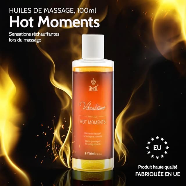 Thumbnail 1 de Vibratissimo Hot Moments huile de massage chauffante 100 ml
