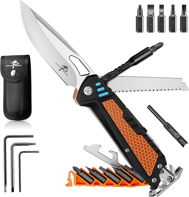 Imagen de Purple Dragon 13‑in‑1 Multitool Klappmesser 13 Funktionen en OfertitasTOP
