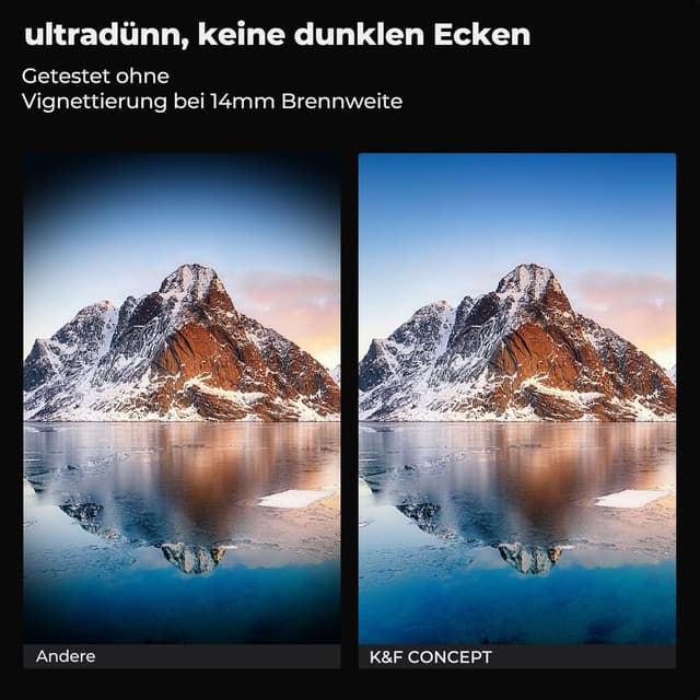 Detalle 2 de K&F CONCEPT UV Filter 62 mm mit Deckel