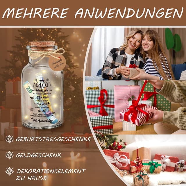 Detalle 1 de TUZELIYA 50 Geburtstag LED Flasche