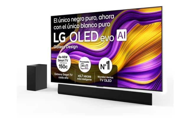 Detalle de LG OLED83G55LW OLED evo G5 83" 4K 2025 + barra SG10TY
