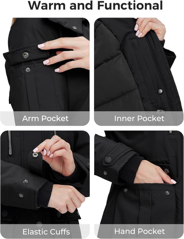 Thumbnail 5 de wantdo Women's Quilted Puffer Jacket
