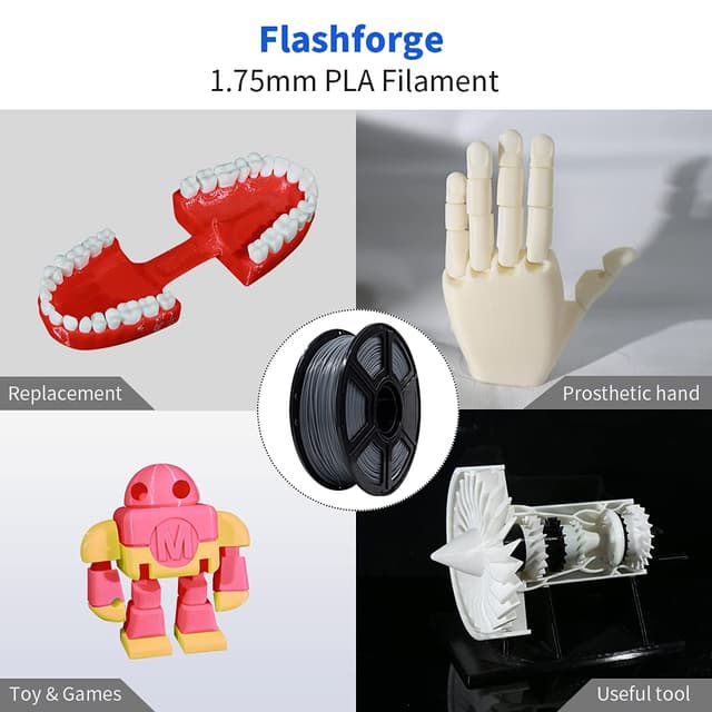 Thumbnail 3 de Flashforge PLA 1.75mm 1kg White