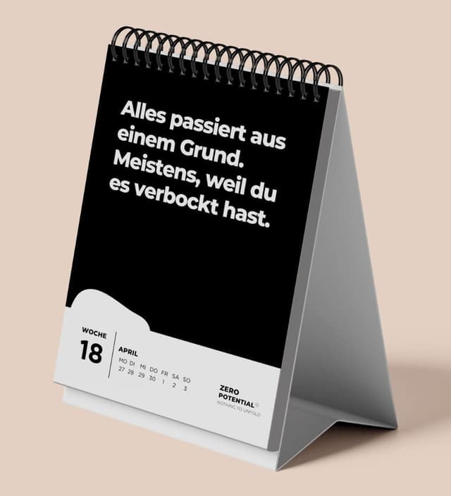 Thumbnail 5 de Demotivierender Tischkalender 52 Wochen 📅