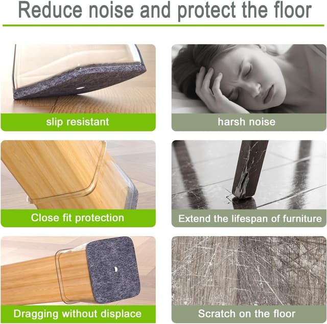 Thumbnail 1 de GICUNK Chair Leg Protectors 32Pcs