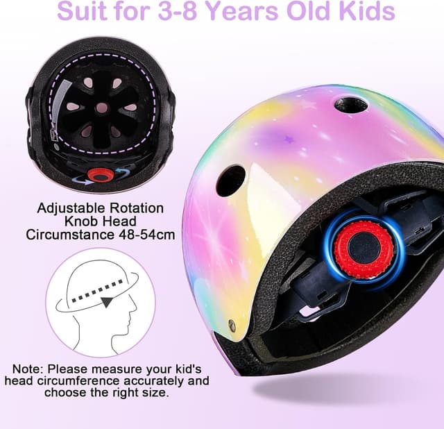 Thumbnail 6 de MHJY Casco Infantil de Bicicleta con Pegatinas Unicornio 🦄