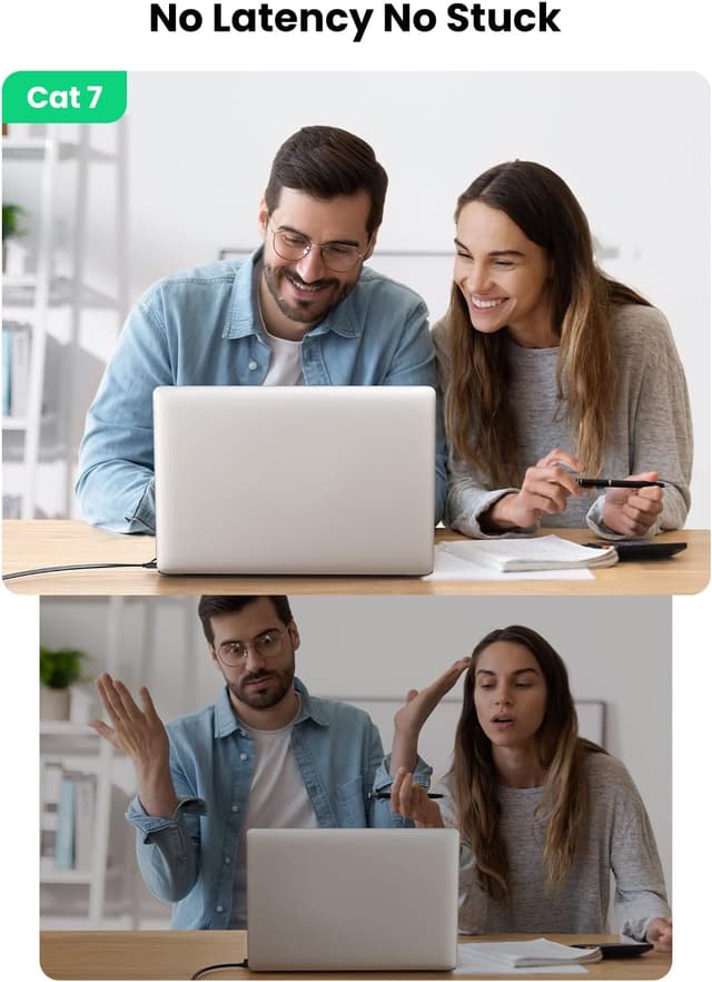 Detalle de UGREEN Cat 7 Ethernet Cable 15M