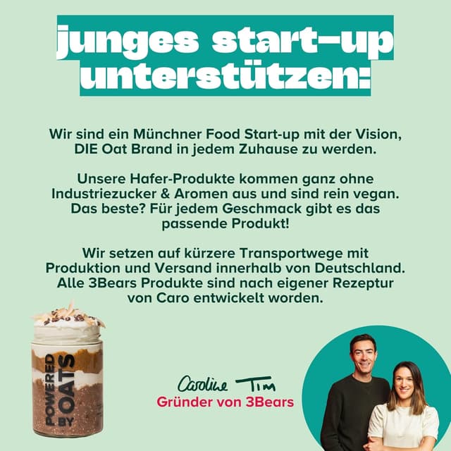 Thumbnail 6 de 3Bears Overnight Oats Set 7x400g vegane Mischung