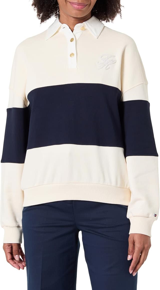 Detalle de Tommy Hilfiger Gold Btn Rugby Fleece