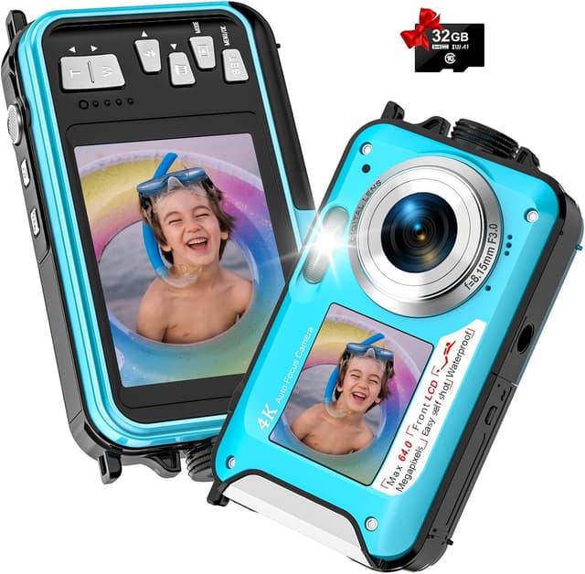 Detalle de Yixinxin Unterwasserkamera 4K