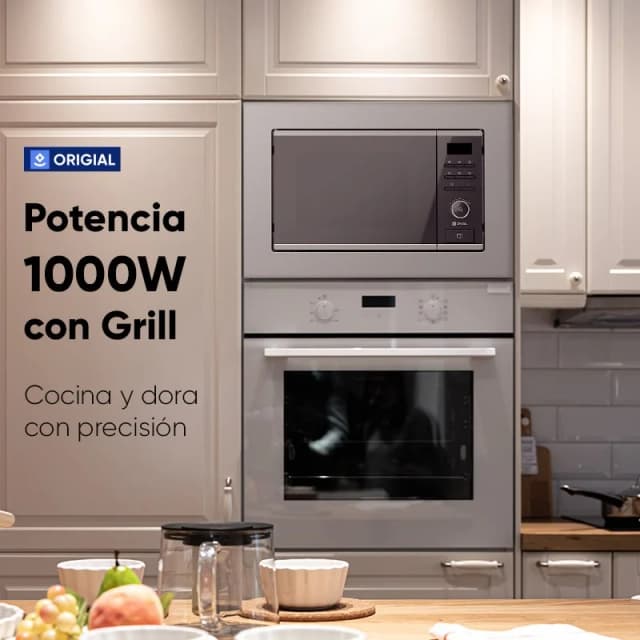 Detalle de Origial Infinityheat Microondas integrable 20 L 1.000 W