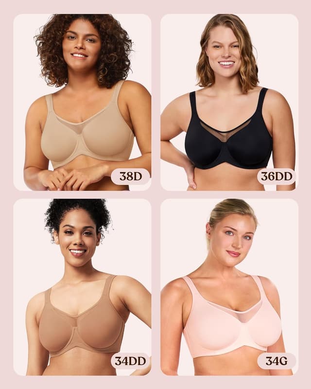Thumbnail 4 de HSIA Minimizer Bra Plus Size