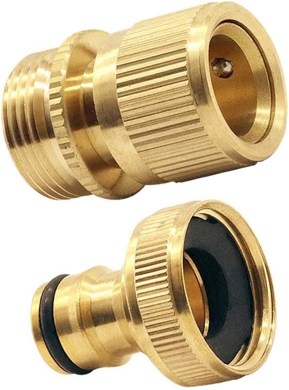 Imagen de Tesmotor Garden Hose Brass Quick Connector 3/4 inch en OfertitasTOP