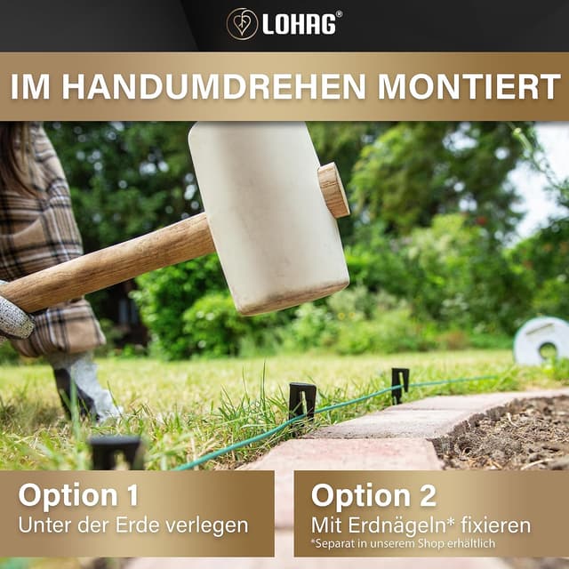 Detalle de lohag® 150 m Universal Begrenzungskabel für Mähroboter (2,7 mm)