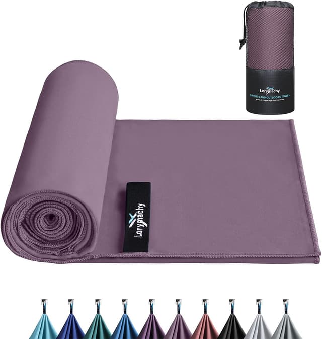 Detalle de Microfibre towel 30×60cm silver-ion quick dry