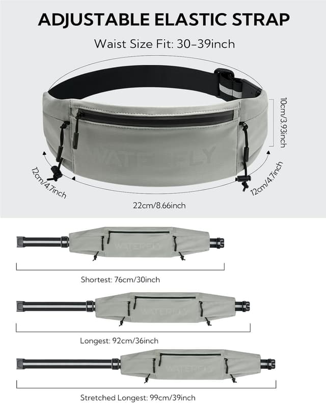 Thumbnail 3 de Waterfly Running Belt Bum Bag 0.2 lbs