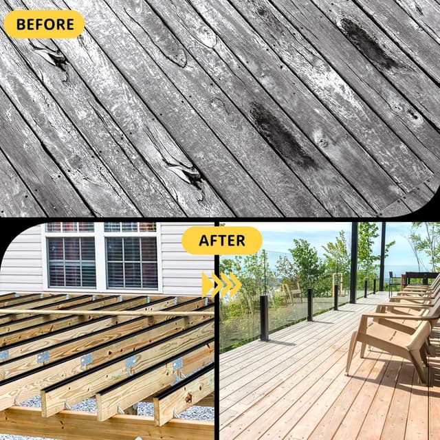 Thumbnail 6 de Hanotic Decking Tape 50mm x 15.2m (2 rolls) butyl joist sealing tape