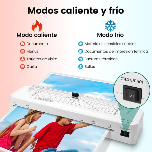 Thumbnail 2 de Plastificadora A3 50 Bolsas con Cortador