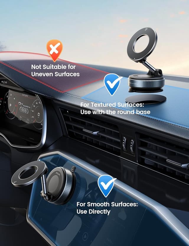 Thumbnail 6 de Lamicall Vacuum Magnetic Car Phone Holder 2025