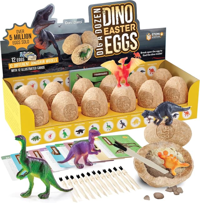 Detalle de Dan&Darci Dino Egg Kit 12 🦖