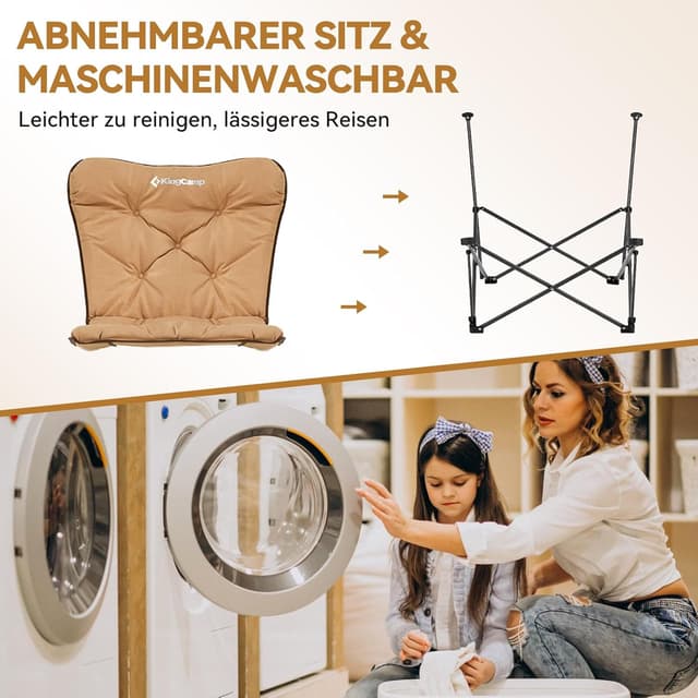 Thumbnail 4 de KingCamp Sedia pieghevole 136 kg