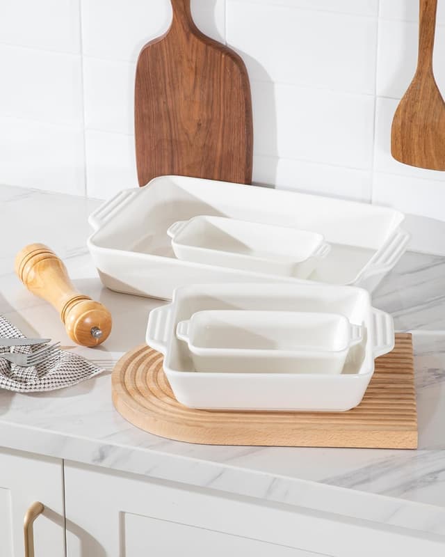 Thumbnail 3 de Sweejar Ceramic Lasagna Bakeware Set 4-Piece