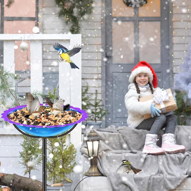 Thumbnail 4 de KHayRovies Vogeltränke blau-lila