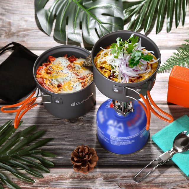 Thumbnail 5 de Odoland Camping Cookware Set for 1-2 People