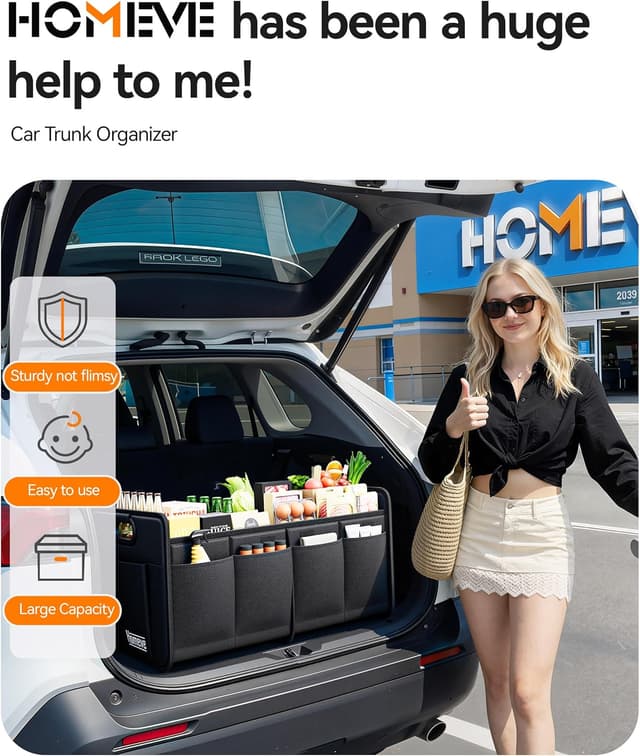 Detalle 2 de Homeve Trunk Organizer for Car