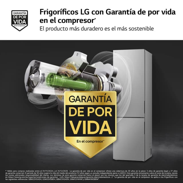 Thumbnail 2 de LG Frigorífico Combi Serie 200 L