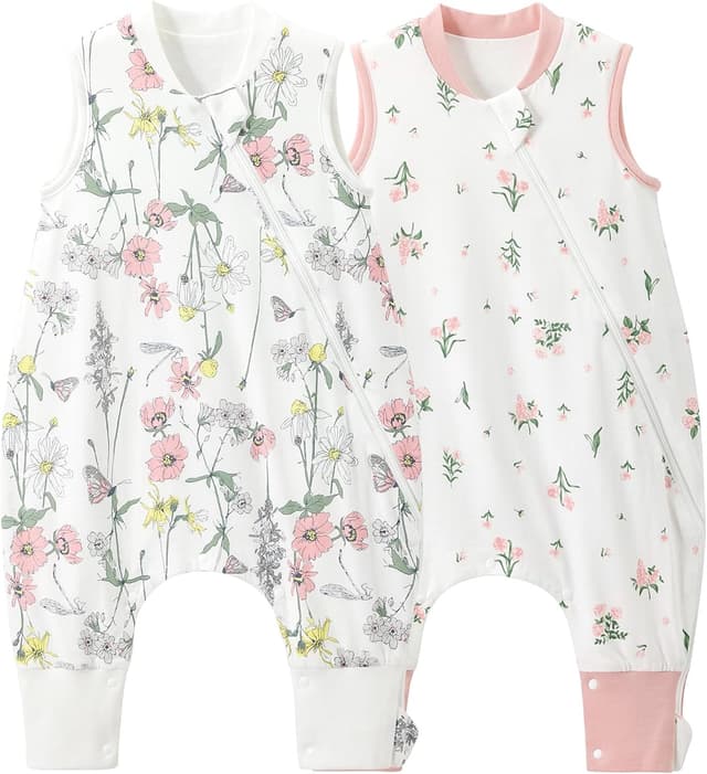 Detalle de Duomiaomiao Sacco nanna per bambini con piedi 1.0 TOG in 100% cotone