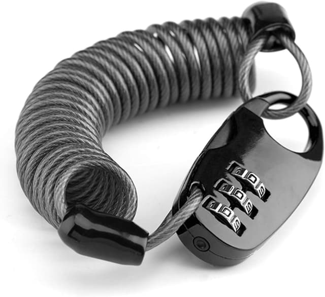 Detalle de RockBros Lucchetto Bici Portatile a Cavo 90 cm