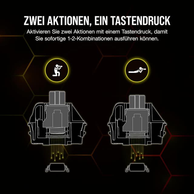 Thumbnail 4 de CORSAIR K70 MAX RGB mechanische Gaming‑Tastatur ⌨