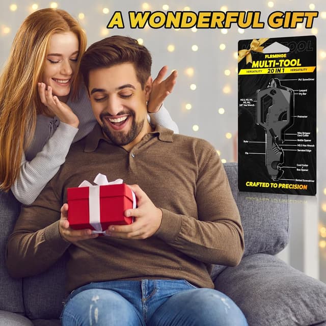 Thumbnail 6 de 20-in-1 key shaped multitool, stainless steel