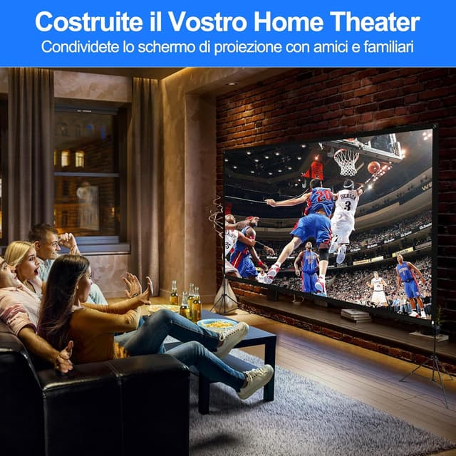 Thumbnail 2 de VISULAPEX Schermo per proiettore 120 pollici