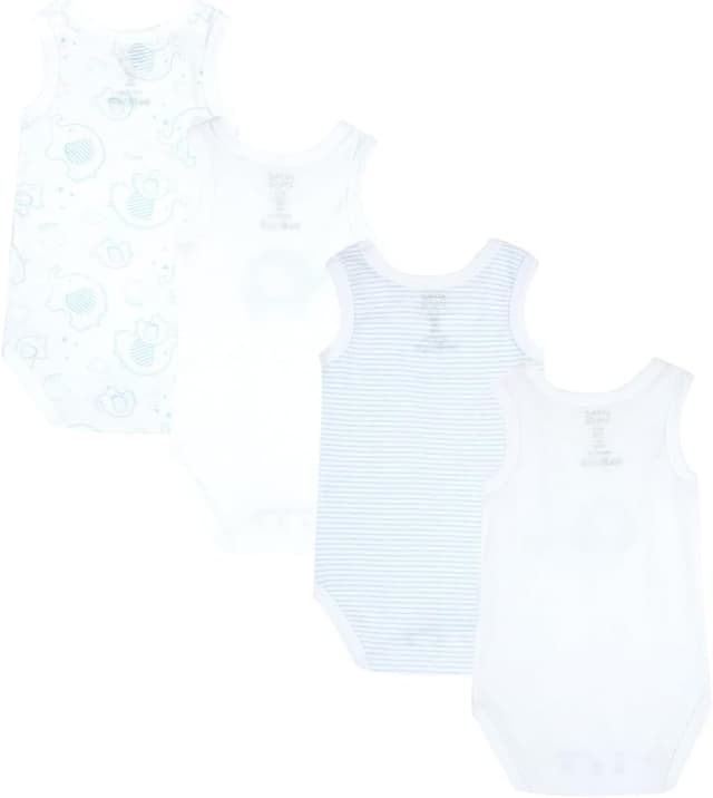 Detalle 2 de Bodies bébé garçon Chicco lot de 4