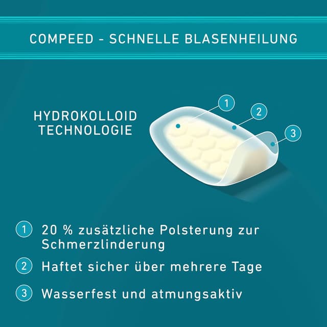 Thumbnail 6 de Compeed Blasenpflaster Extreme für Fersen – Hydrokolloid-Pflaster, 5 Stück