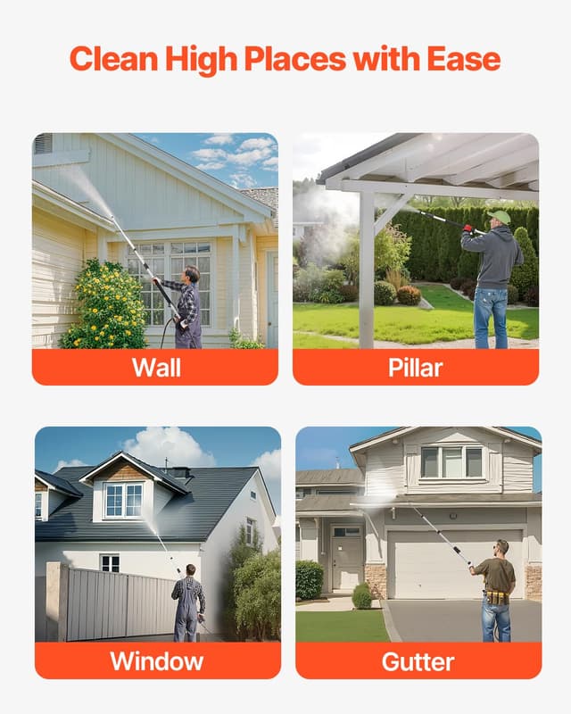 Detalle 2 de VEVOR lance télescopique 5437 mm